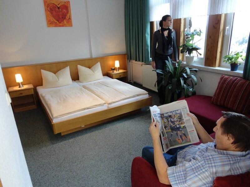 Pension Tannenrausch Friedrichroda Szoba fotó